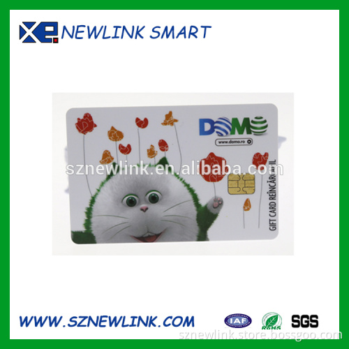 EPC Gen 2 UHF customized size plastic smart rfid card